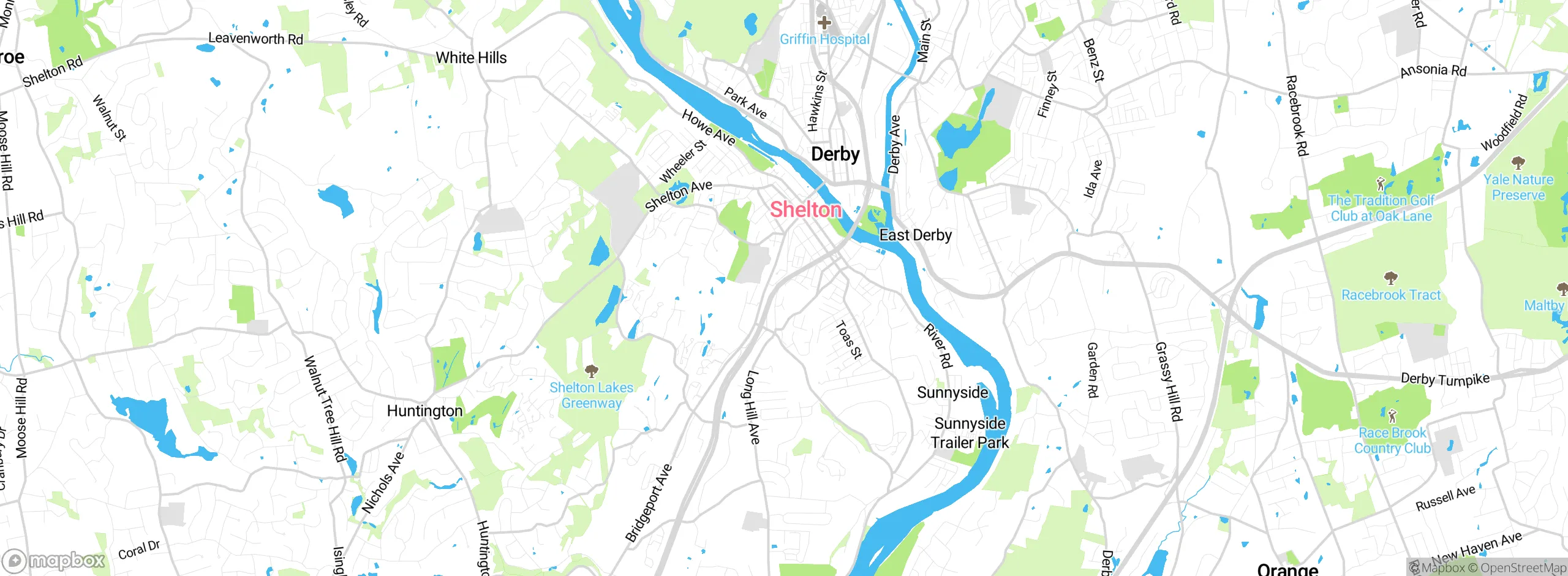 Map showing approximate location