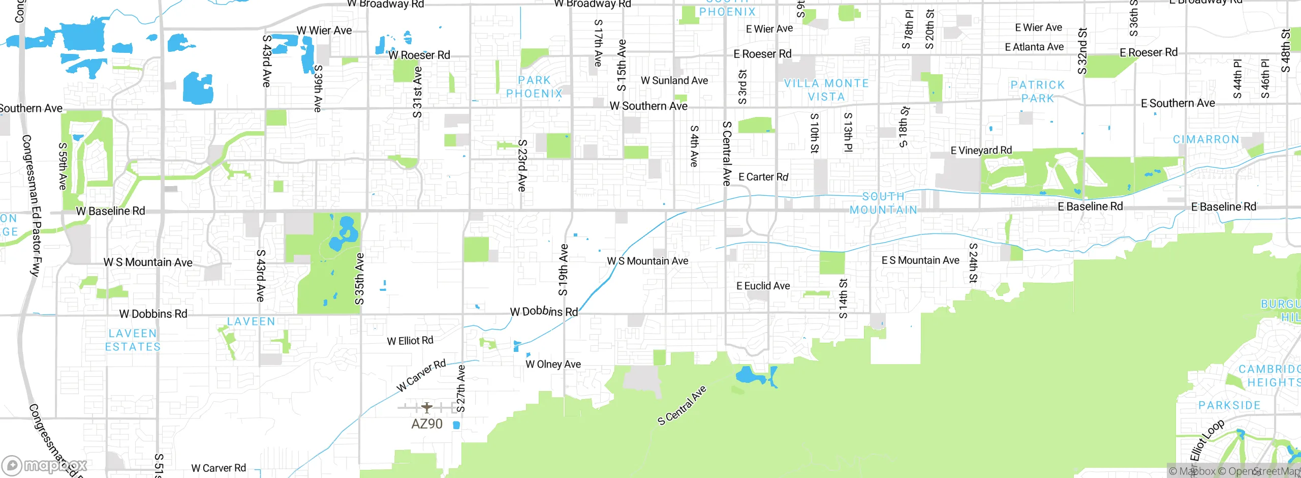 Map showing approximate location