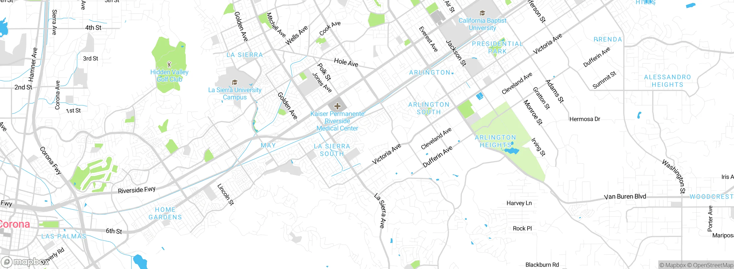 Map showing approximate location