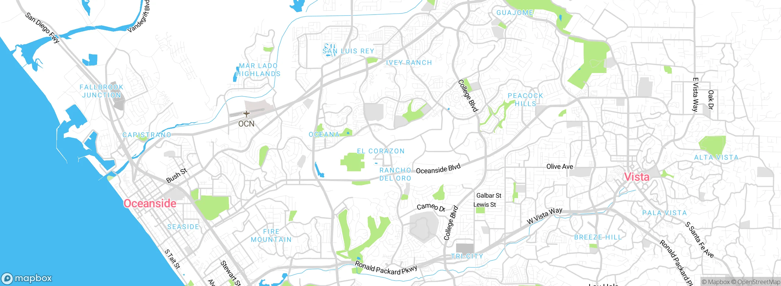 Map showing approximate location