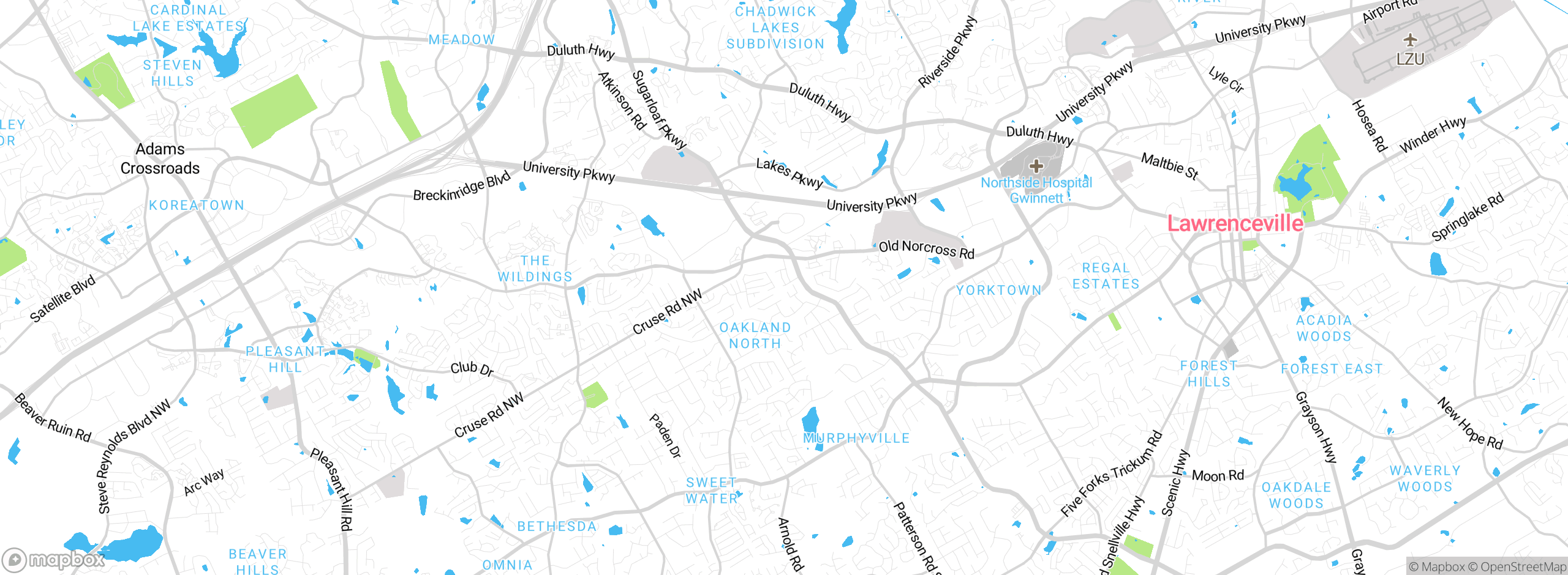 Map showing approximate location