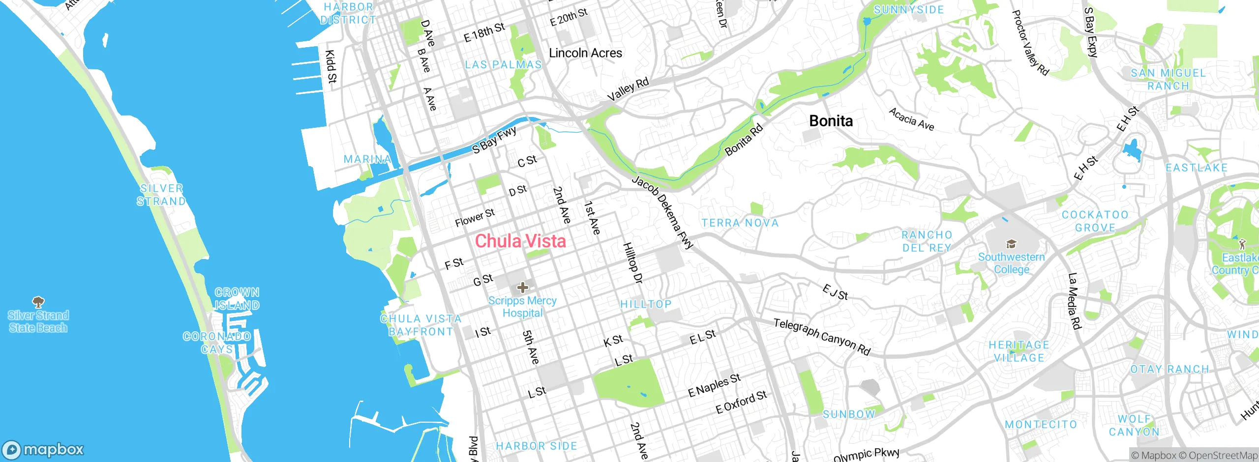 Map showing approximate location