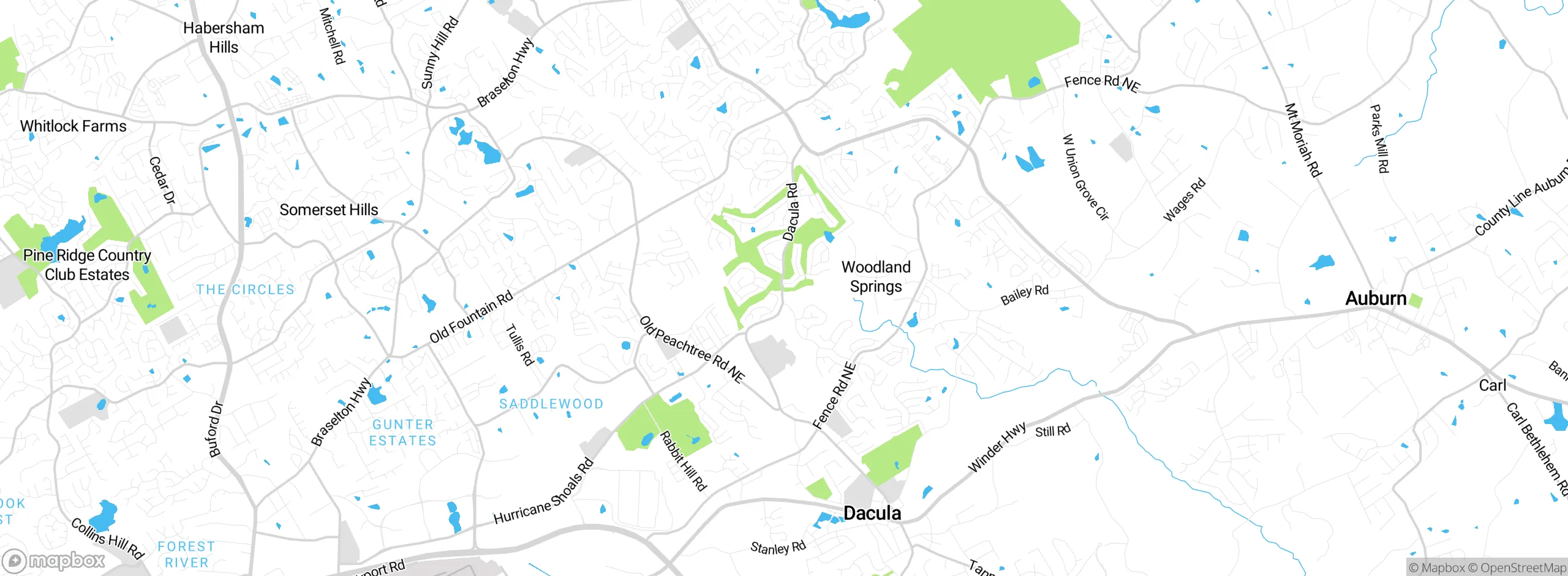 Map showing approximate location