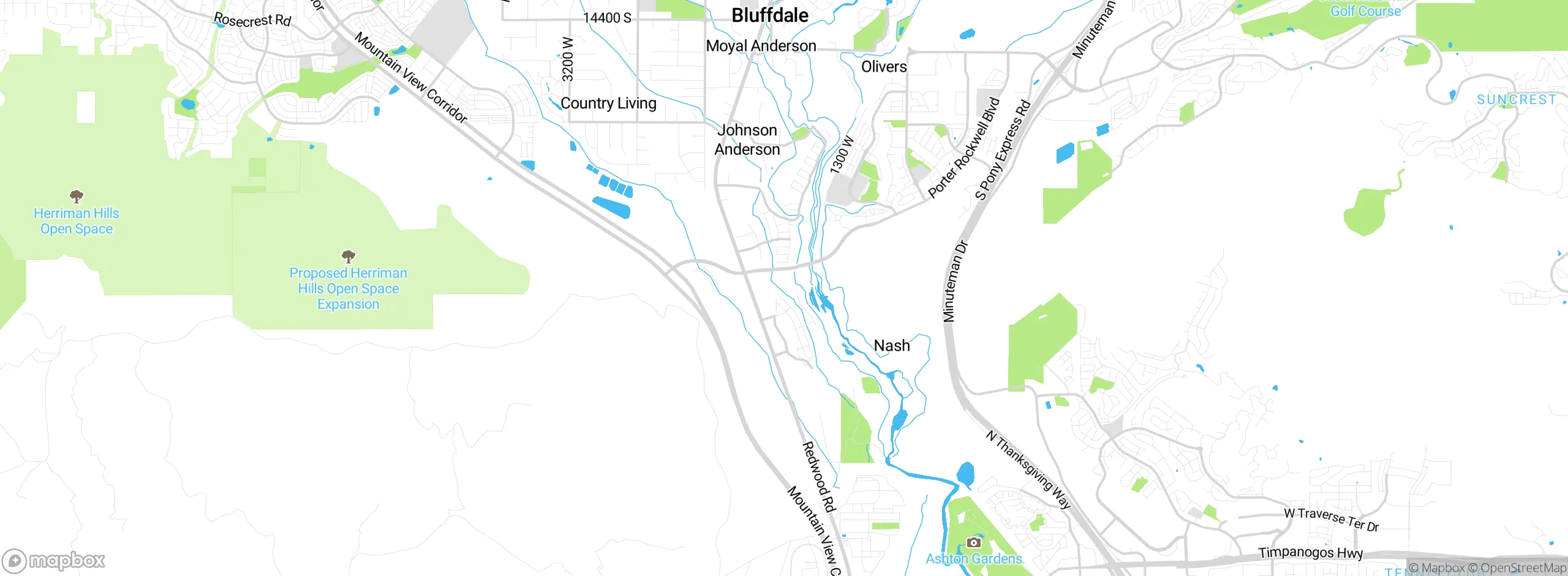 Map showing approximate location