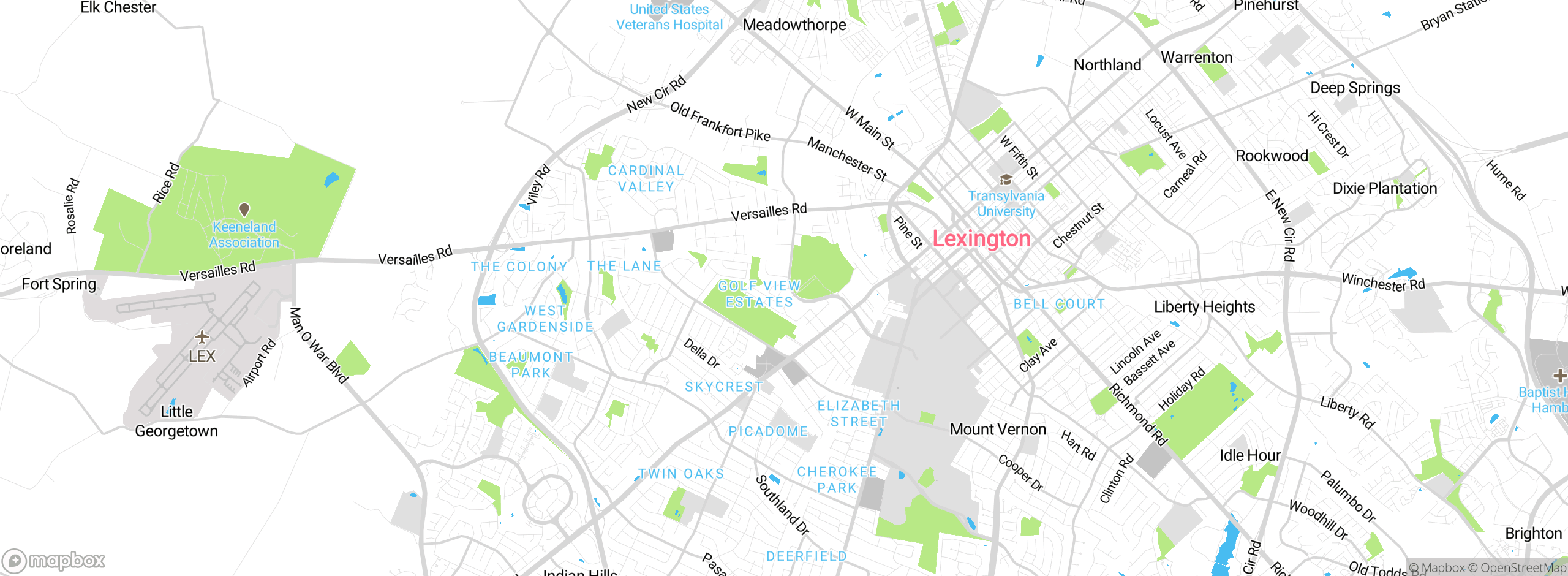 Map showing approximate location