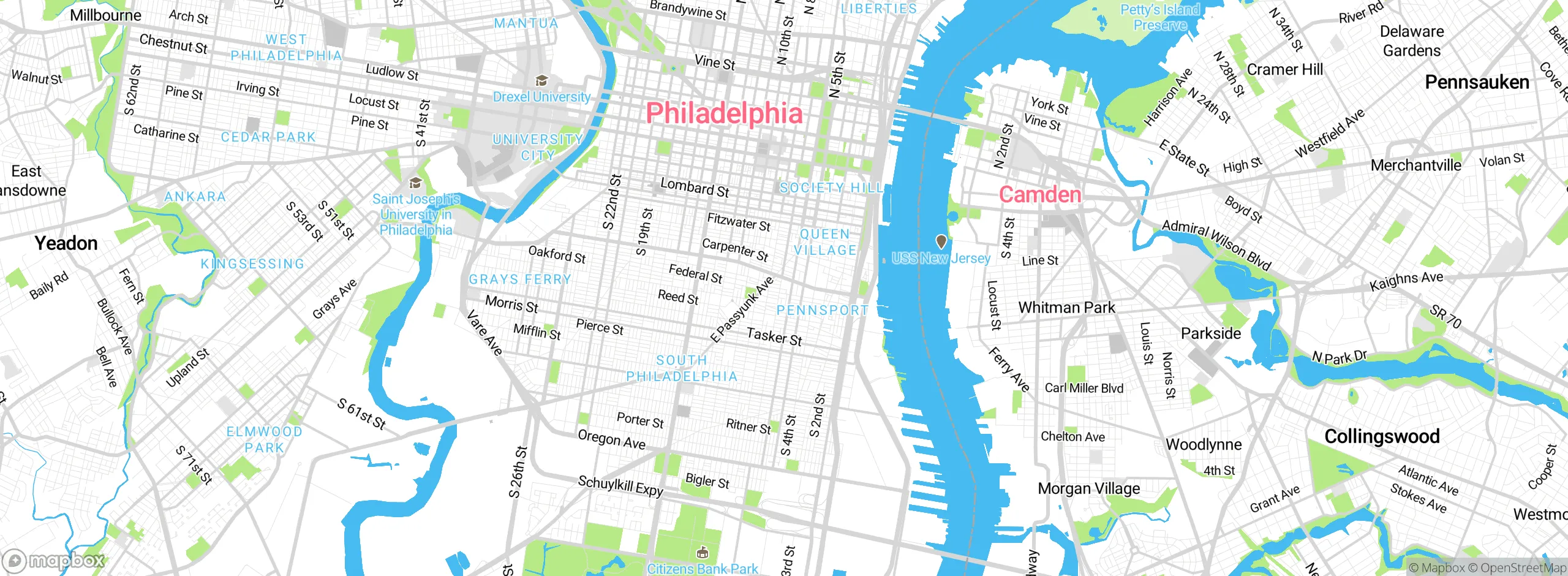 Map showing approximate location
