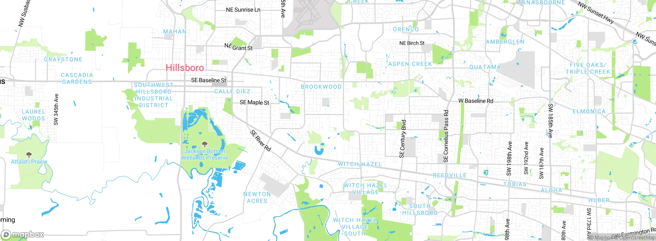 Map showing approximate location