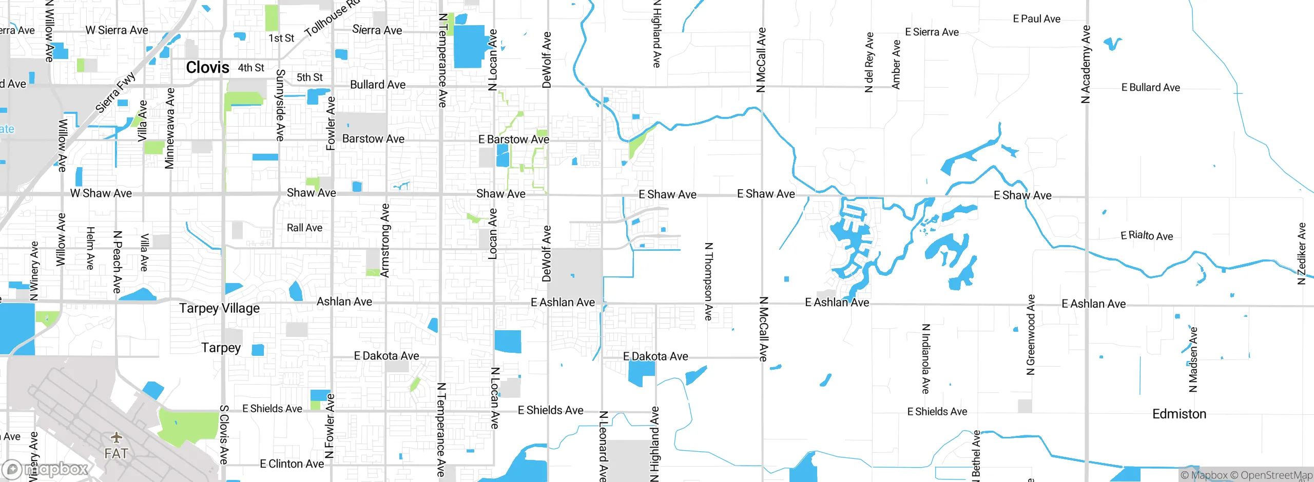 Map showing approximate location