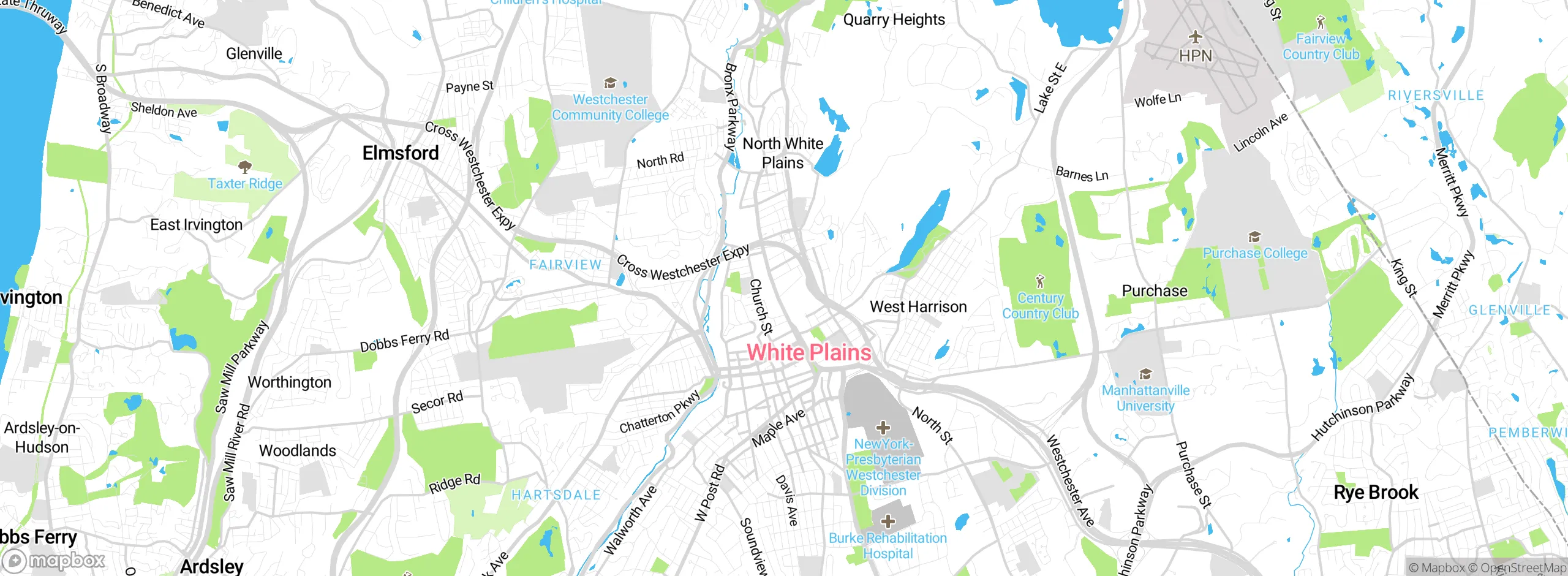 Map showing approximate location