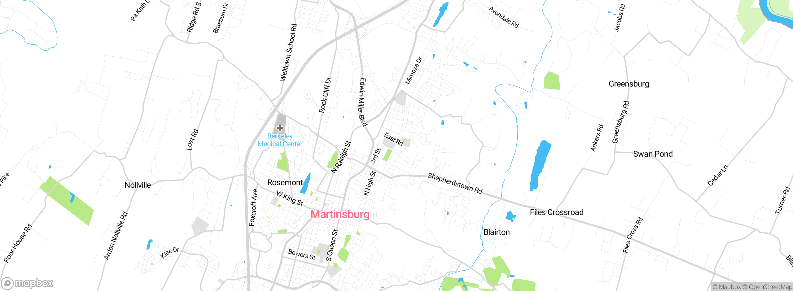 Map showing approximate location