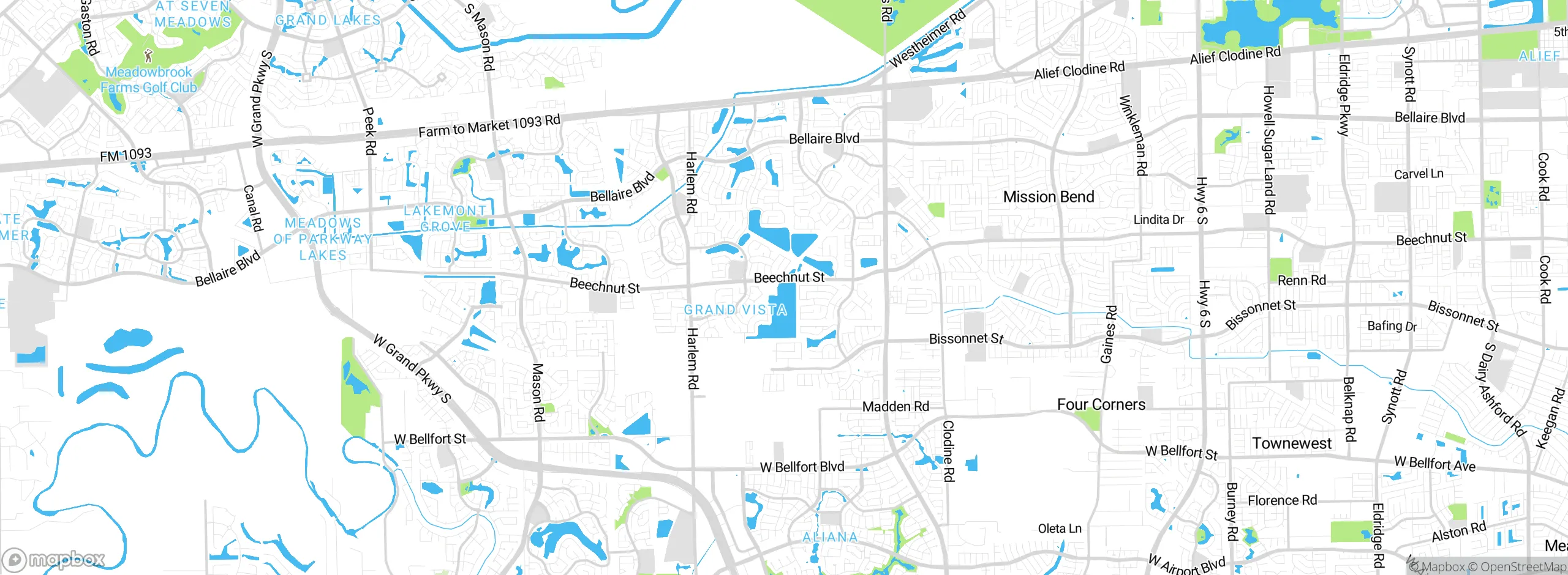 Map showing approximate location
