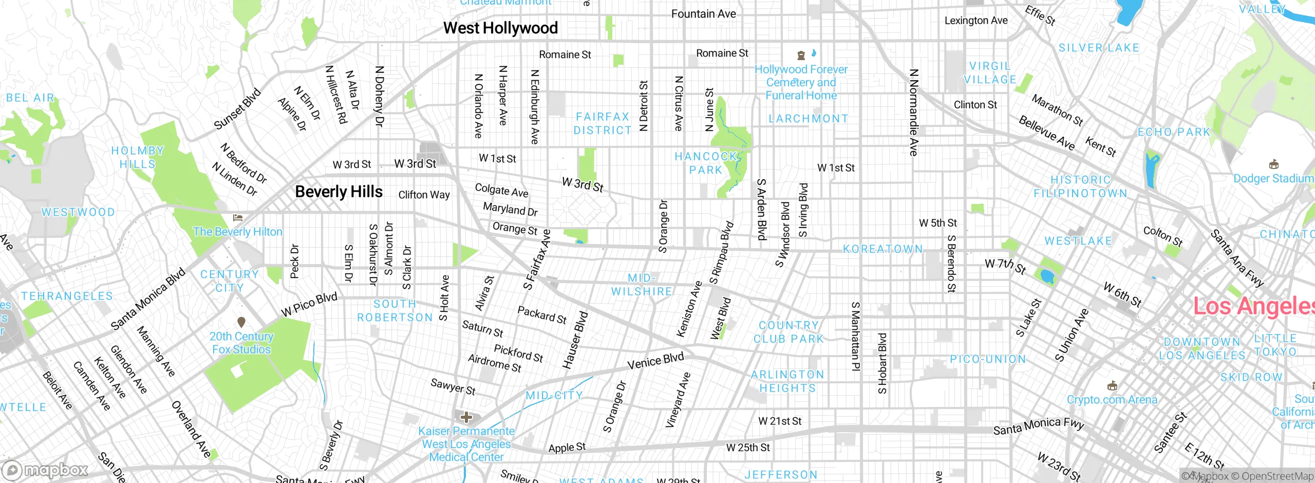Map showing approximate location