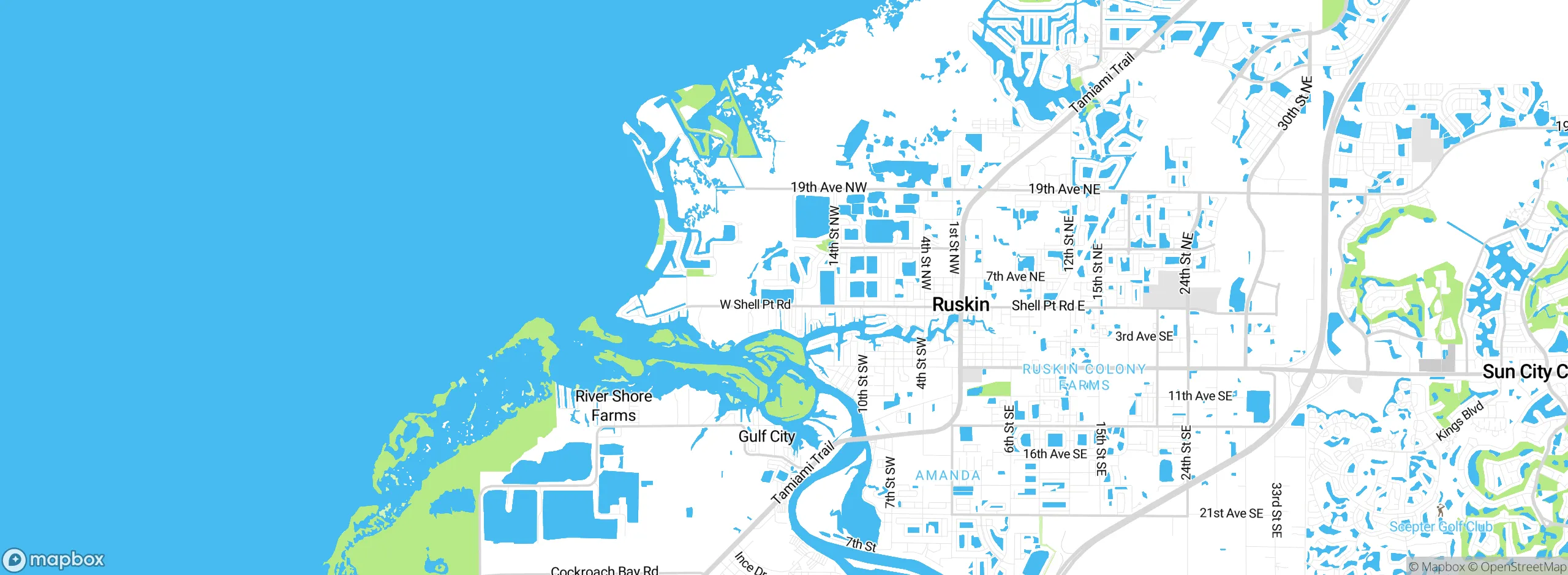 Map showing approximate location