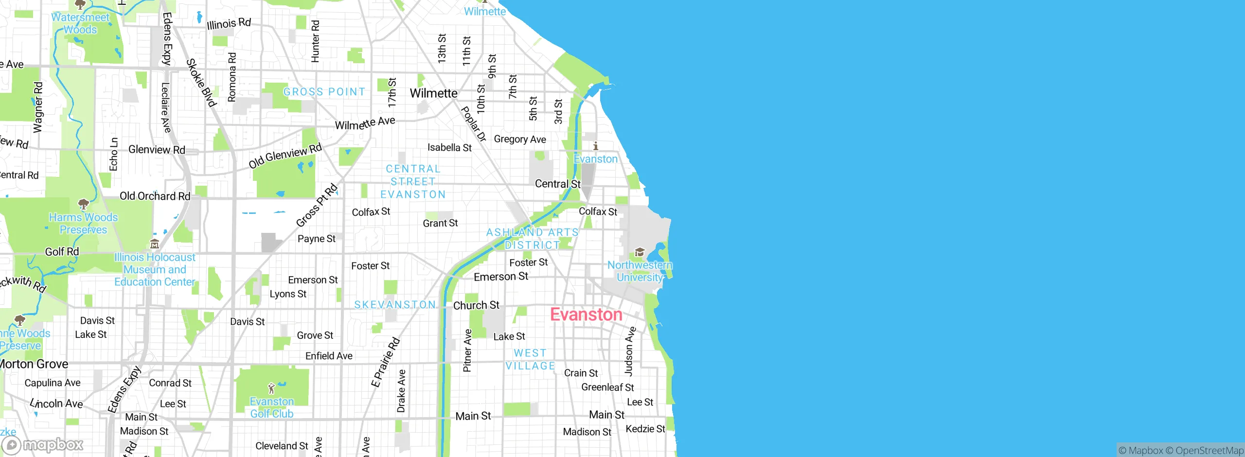 Map showing approximate location