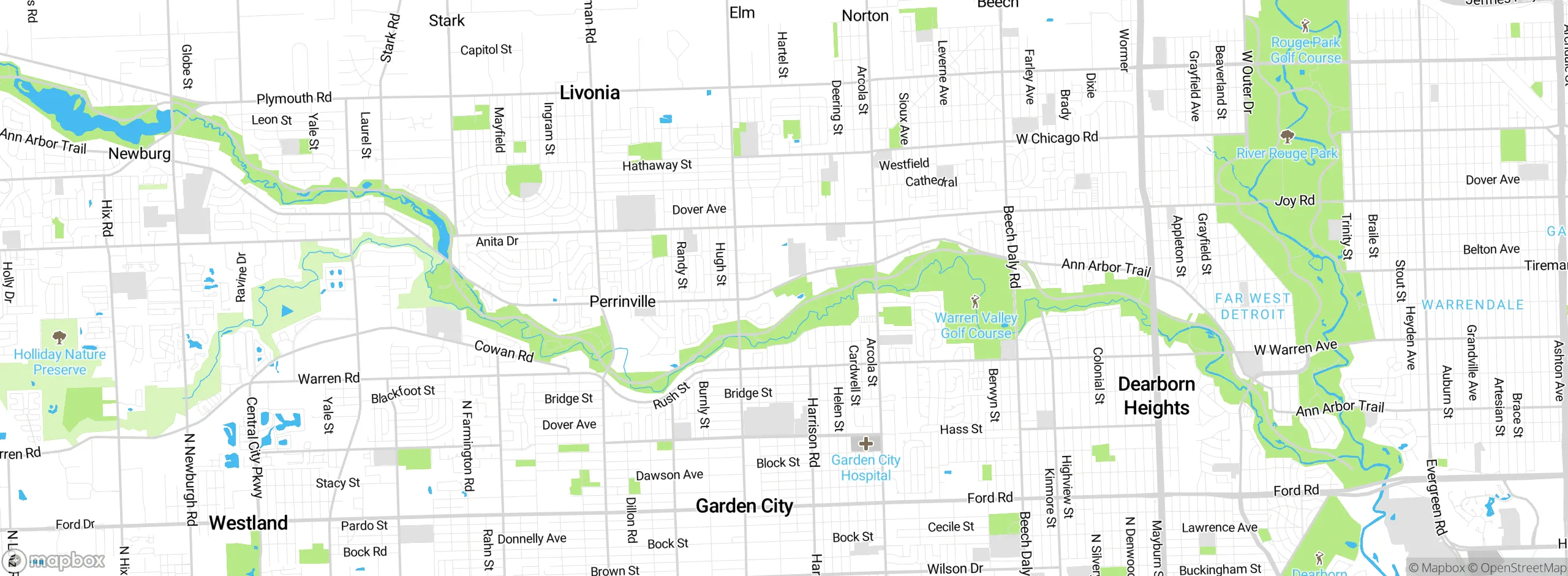 Map showing approximate location