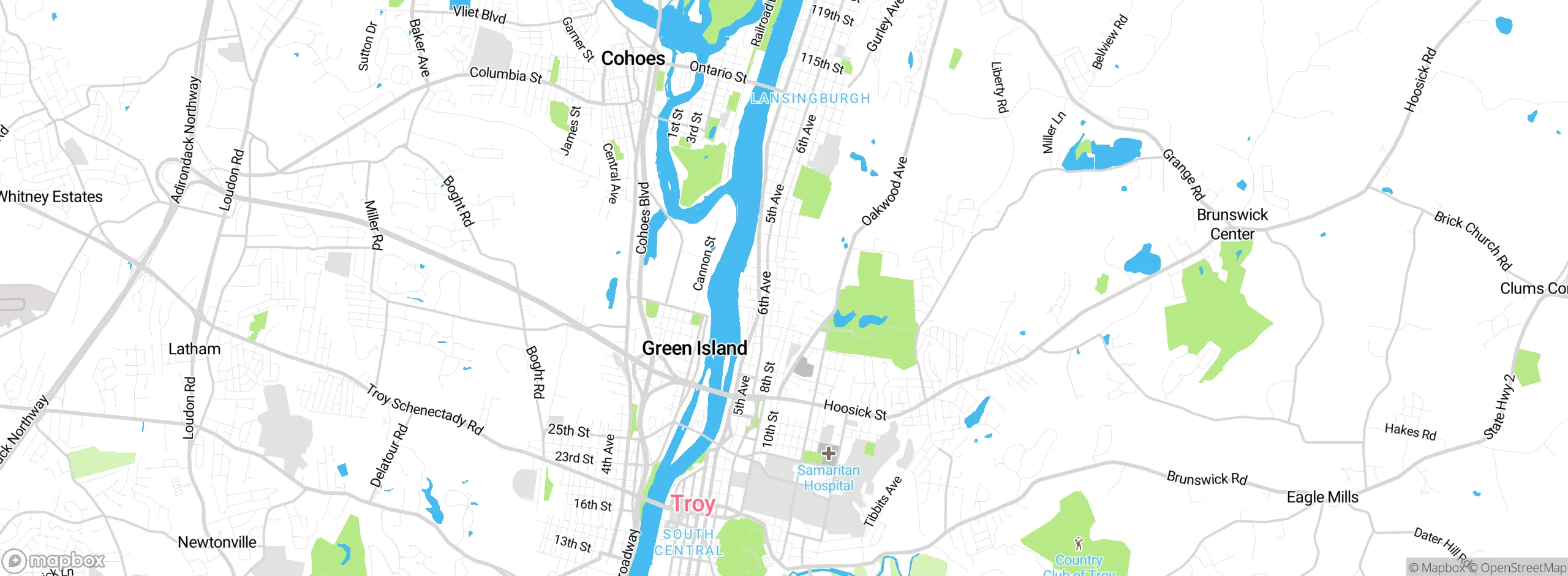 Map showing approximate location
