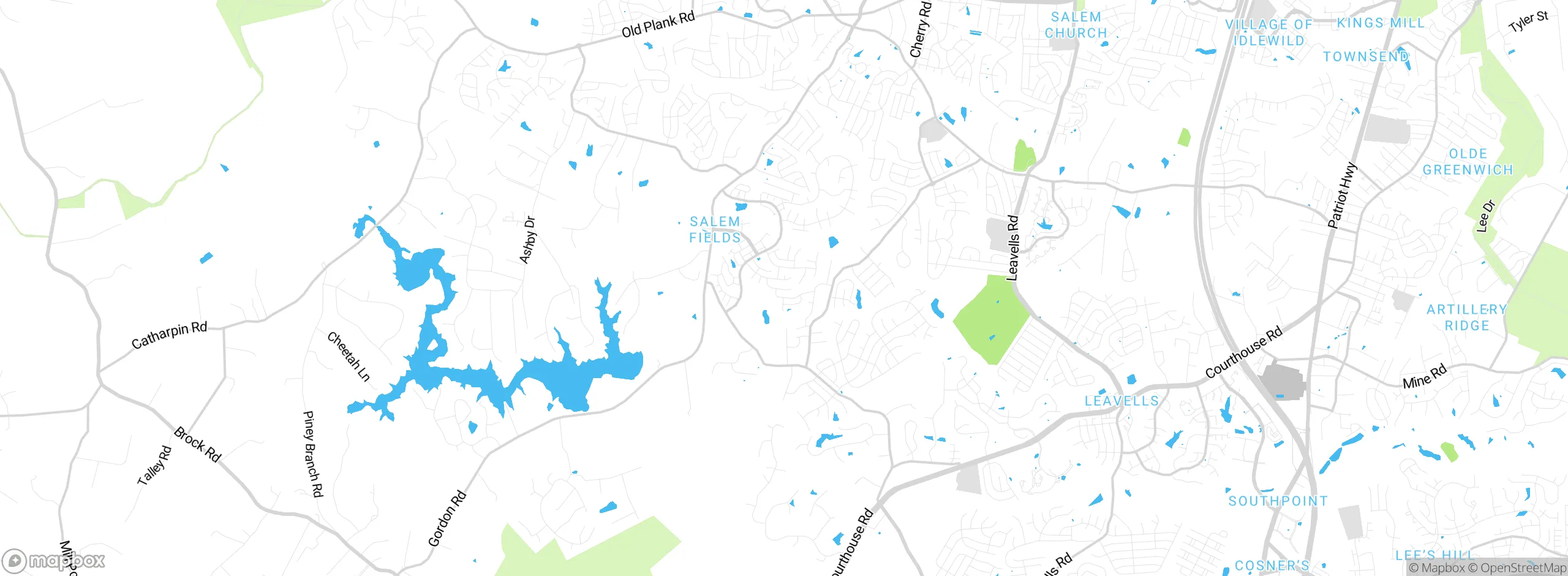 Map showing approximate location