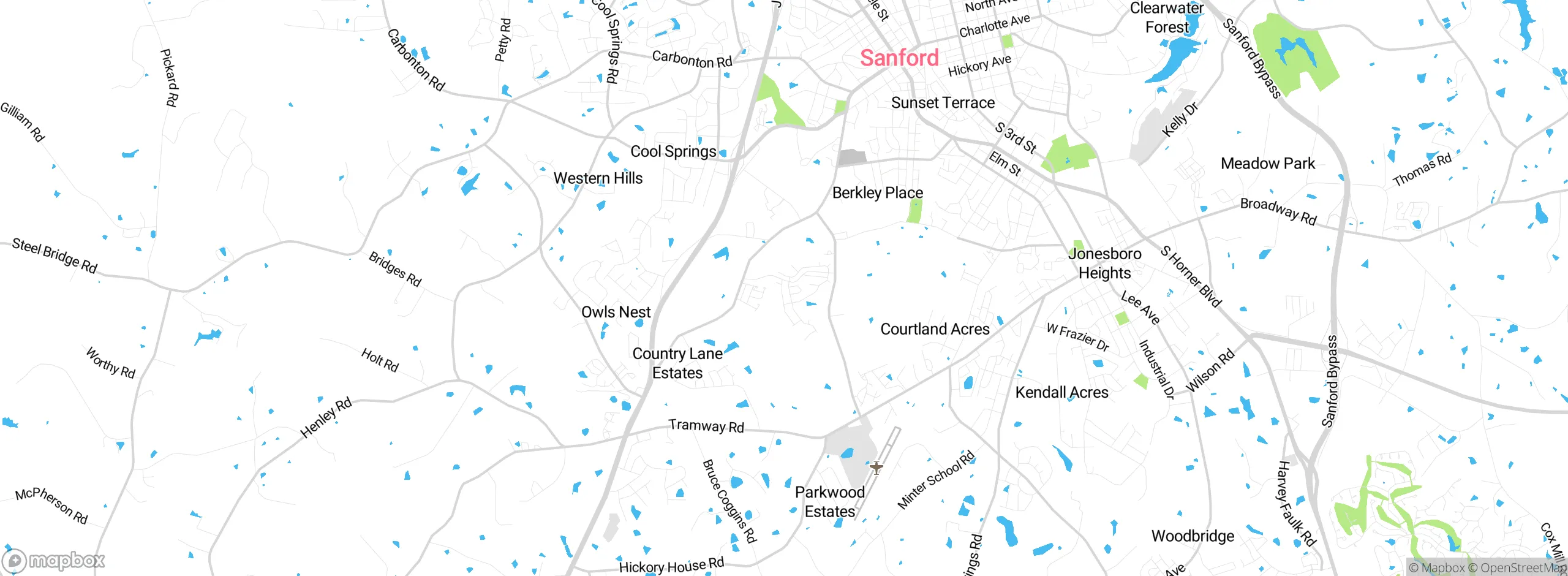 Map showing approximate location