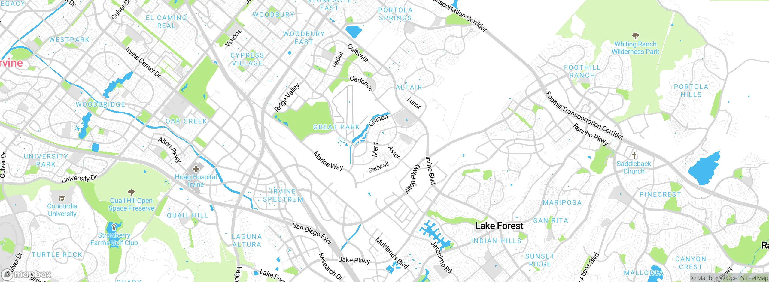 Map showing approximate location
