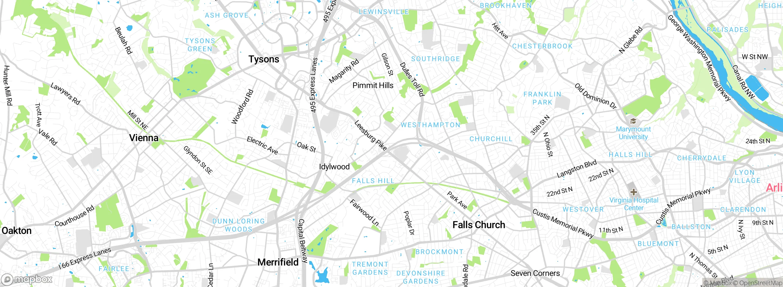 Map showing approximate location