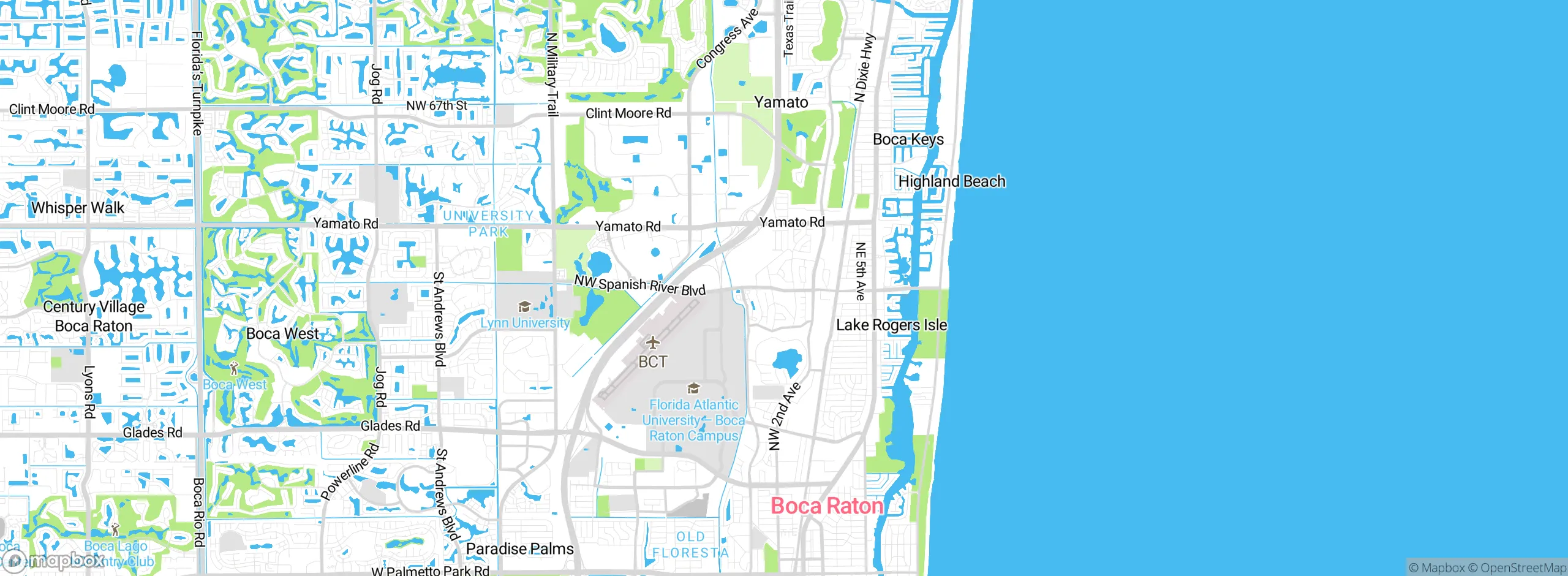 Map showing approximate location