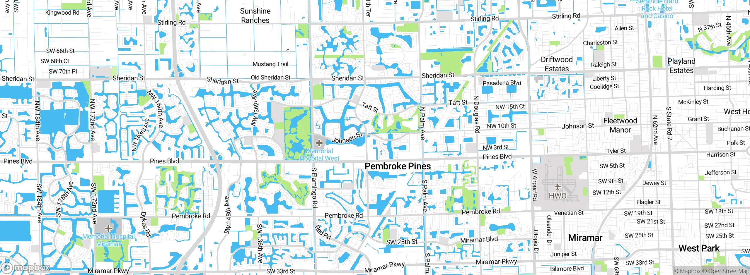 Map showing approximate location