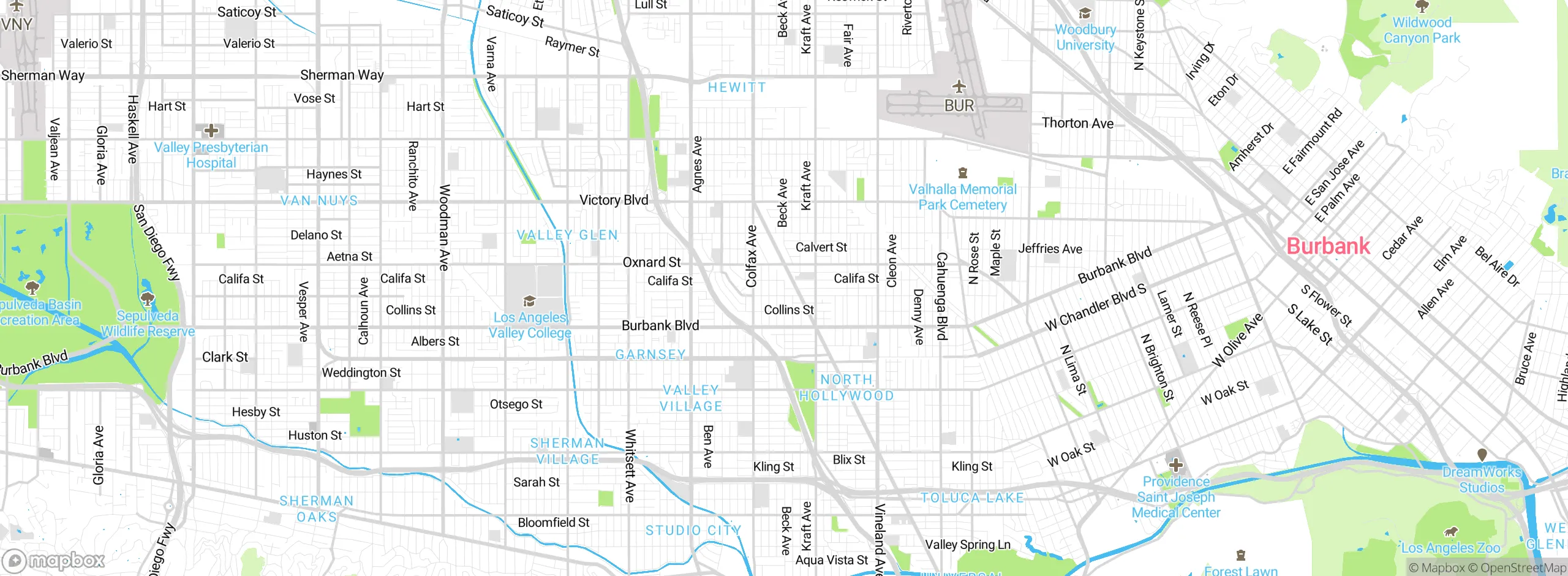 Map showing approximate location