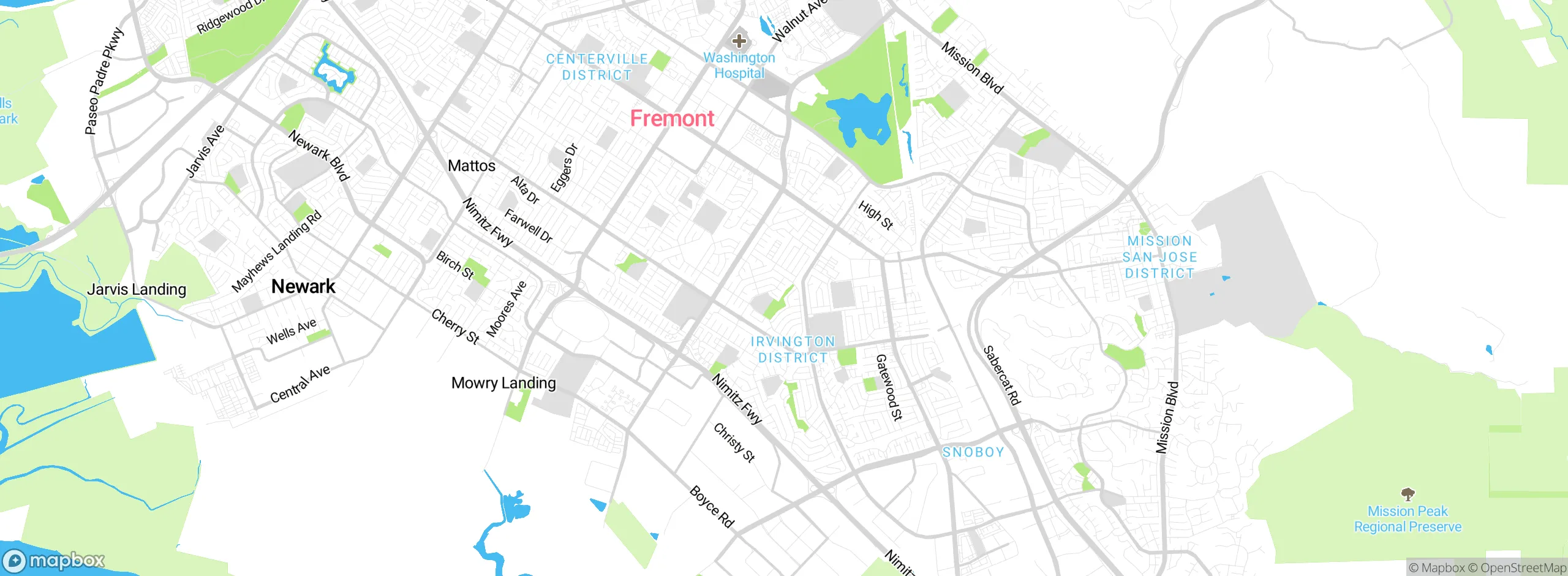 Map showing approximate location