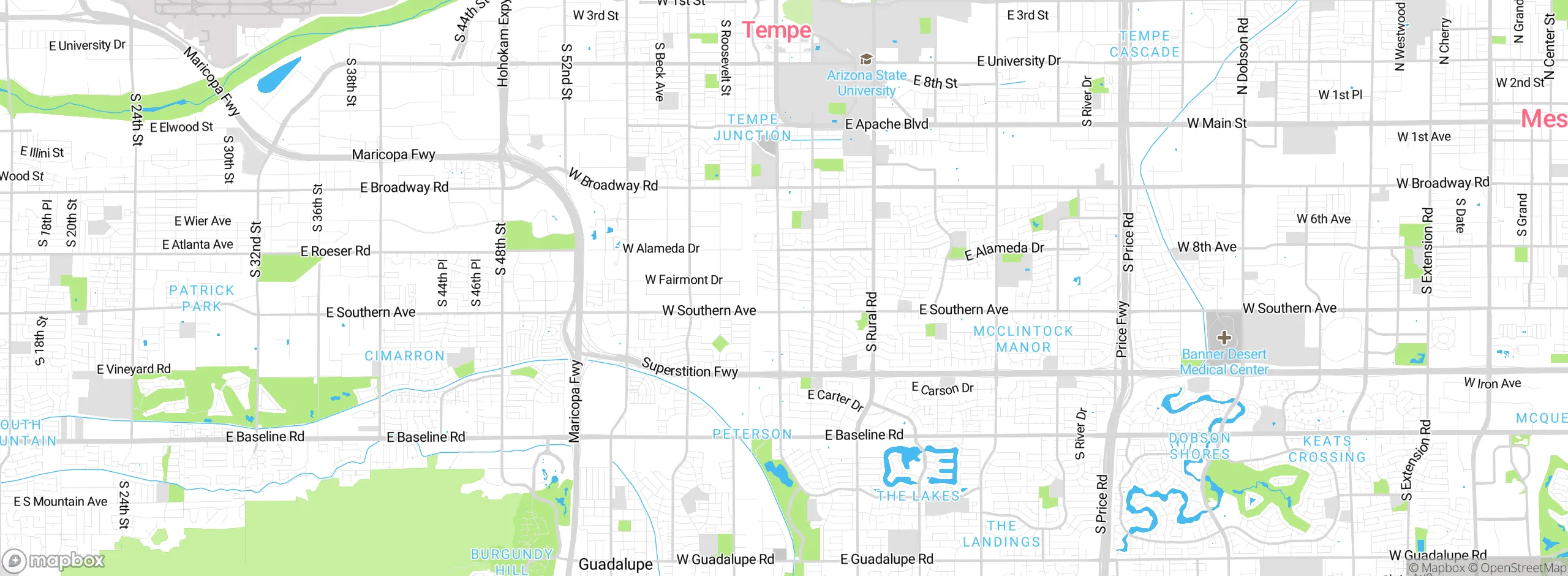 Map showing approximate location