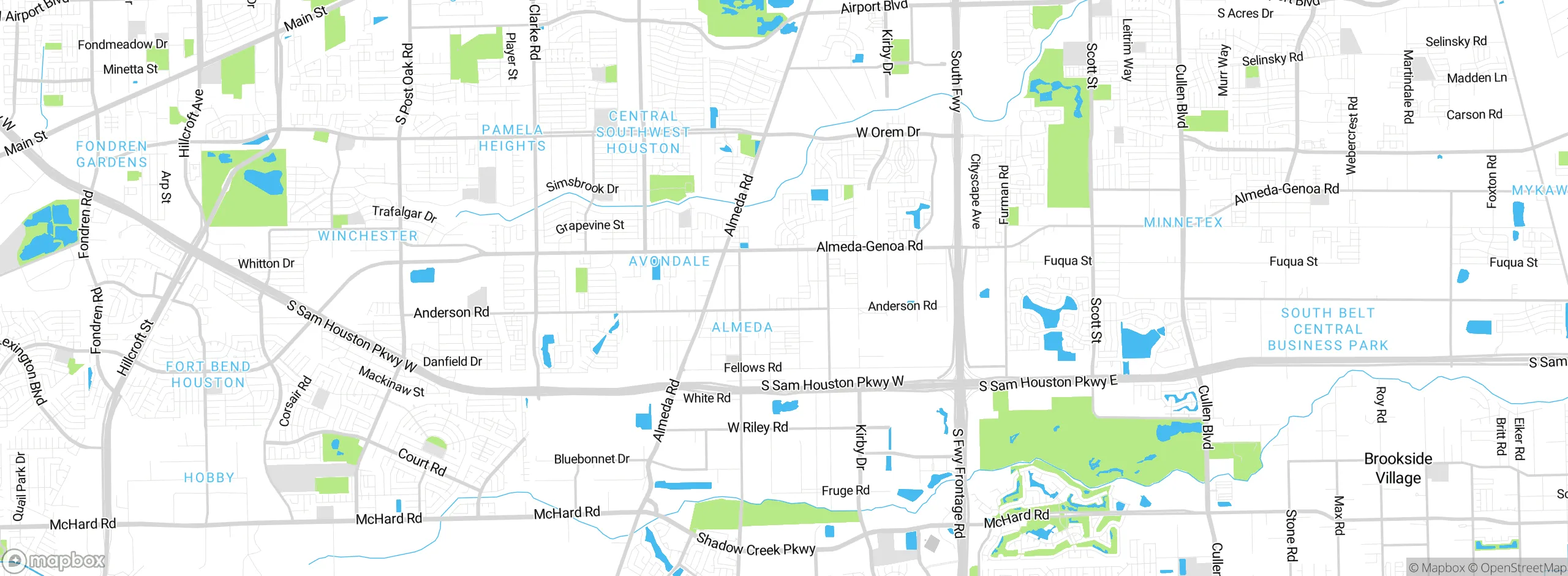 Map showing approximate location