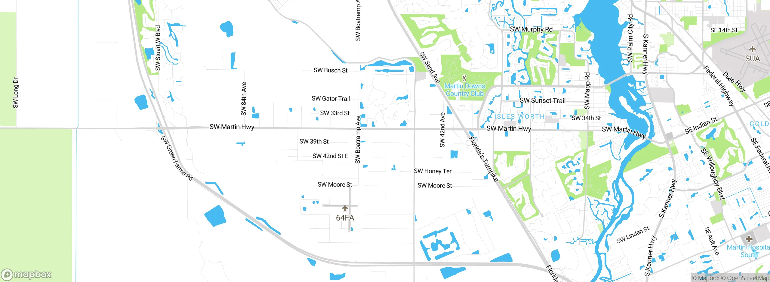 Map showing approximate location
