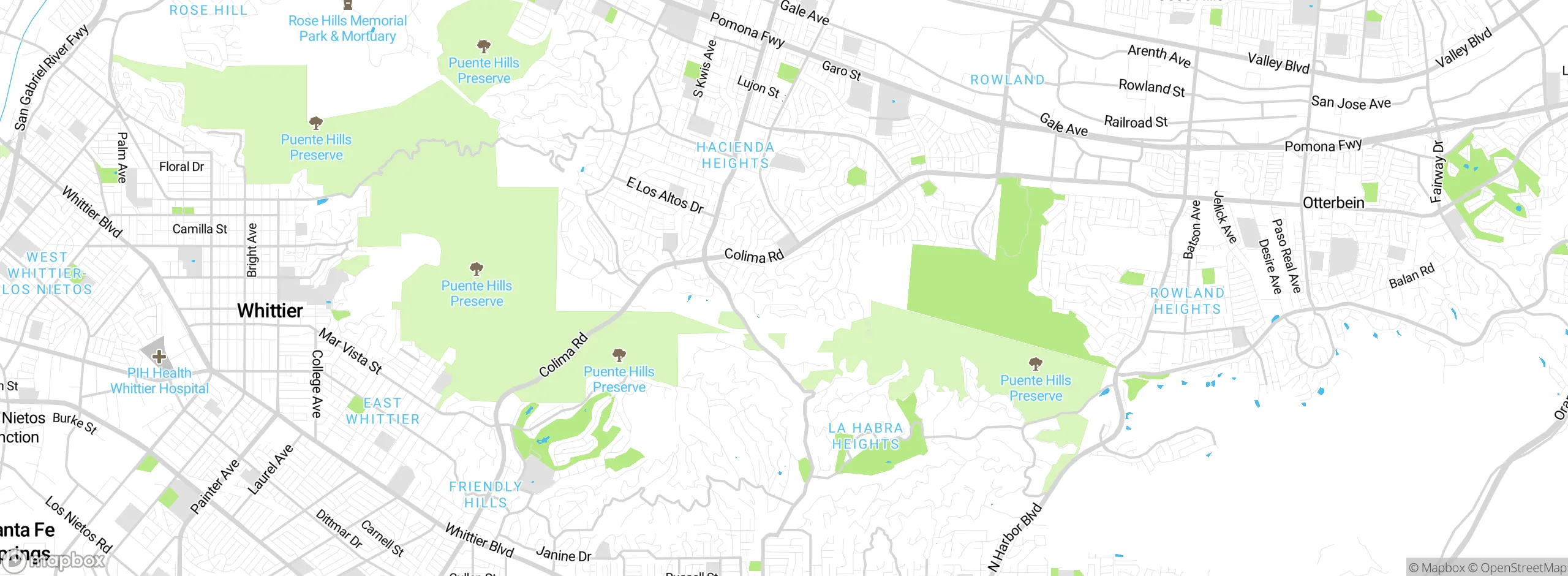 Map showing approximate location