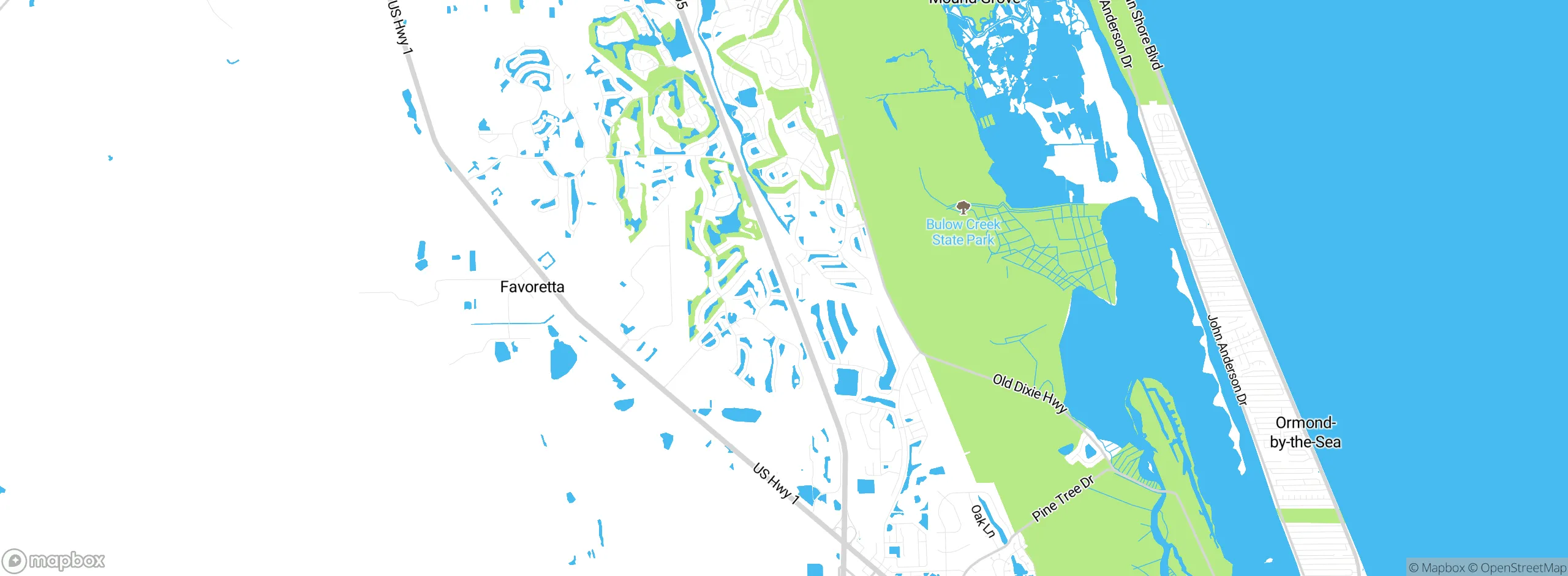 Map showing approximate location