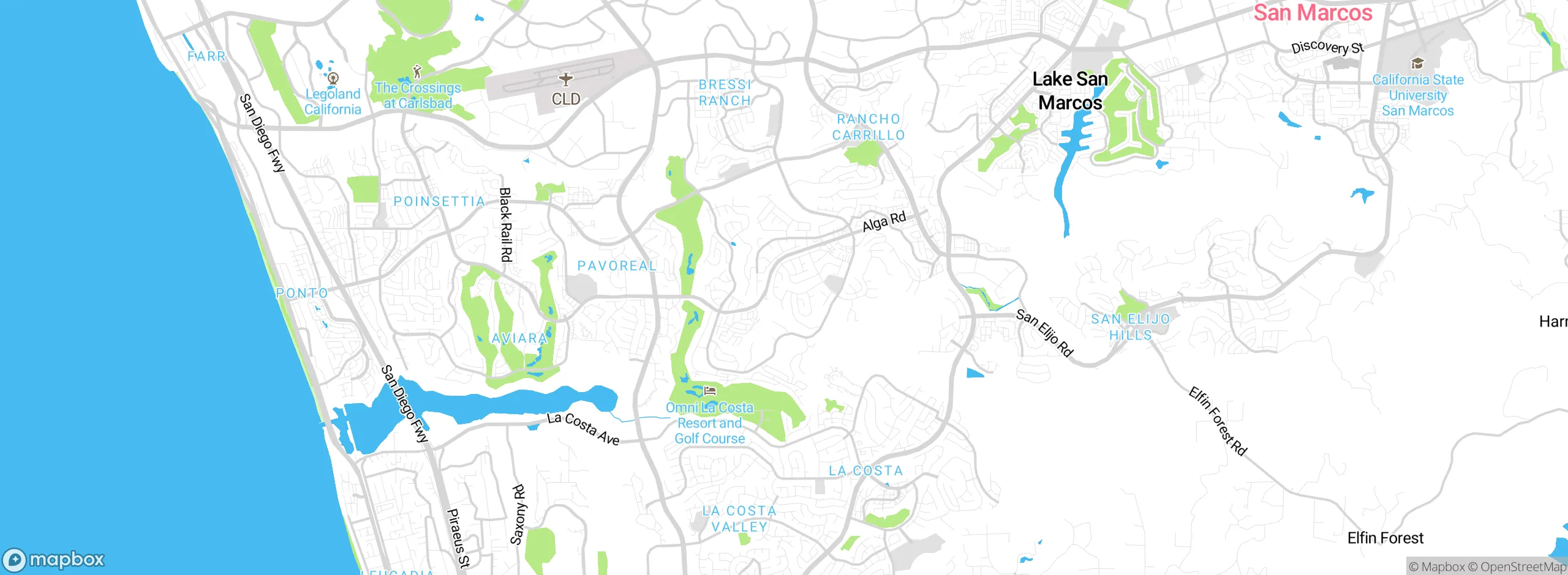 Map showing approximate location