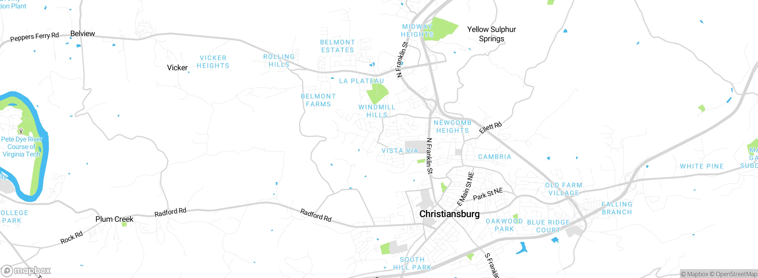 Map showing approximate location