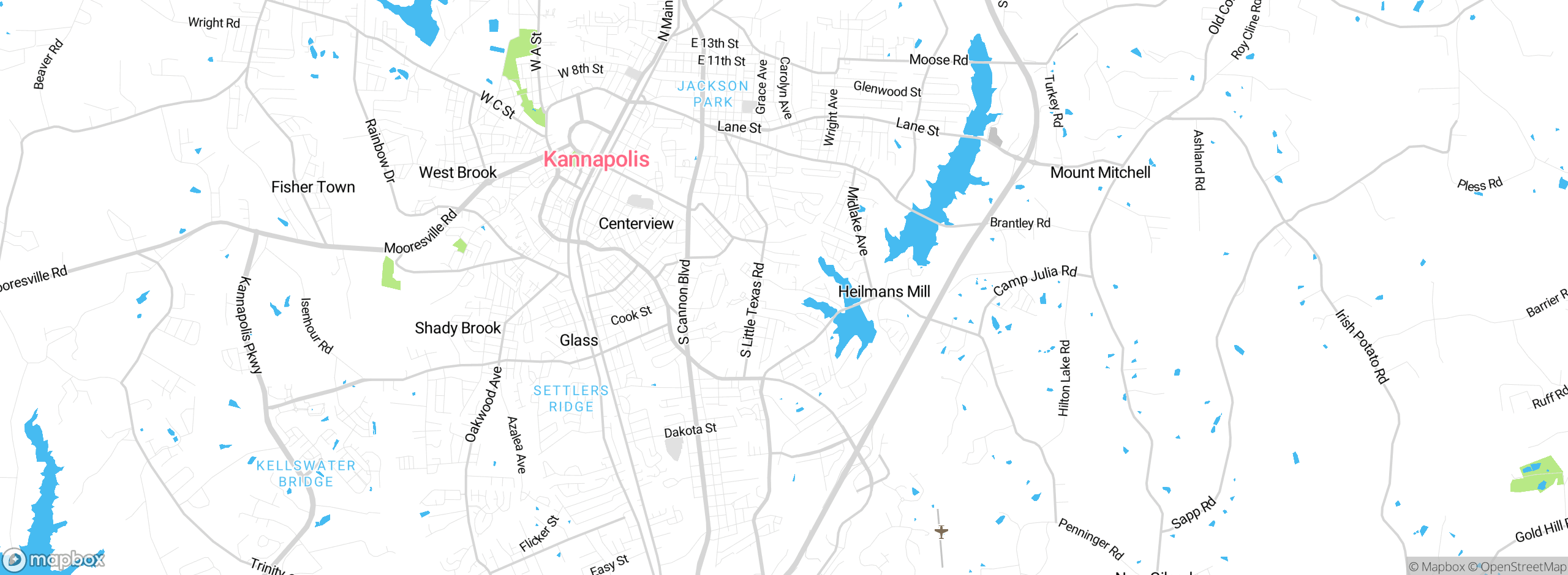 Map showing approximate location