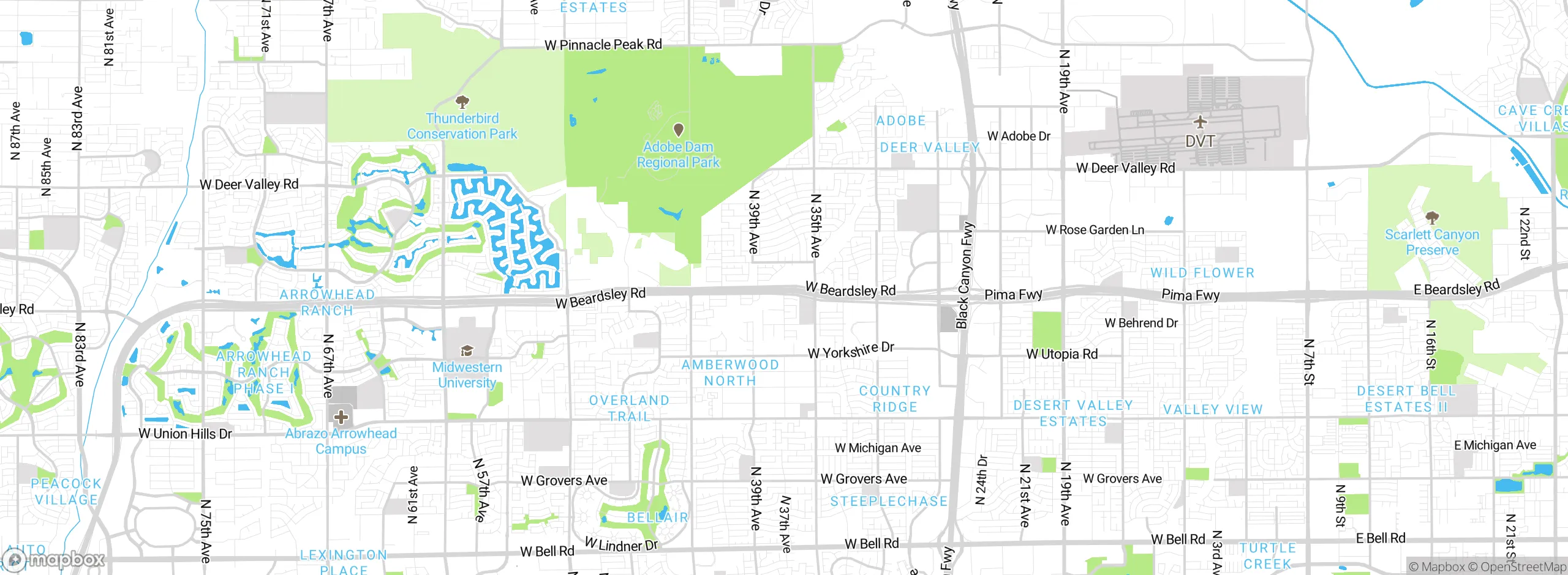 Map showing approximate location
