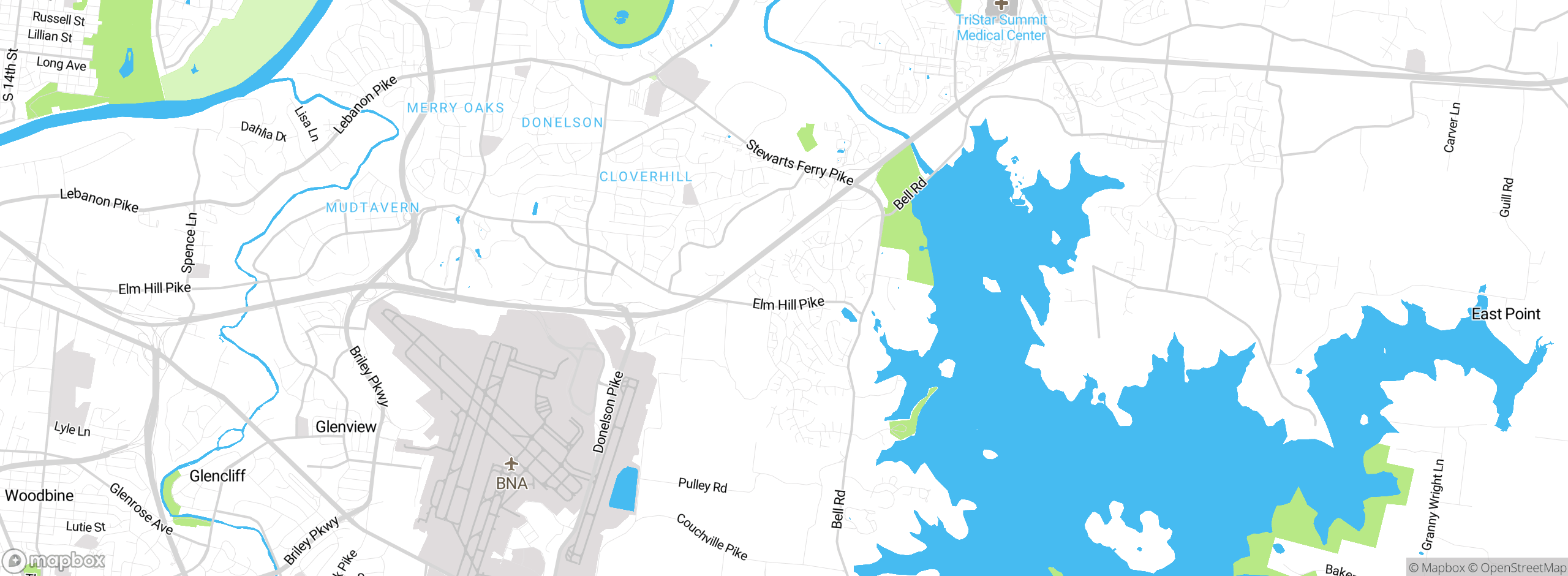 Map showing approximate location