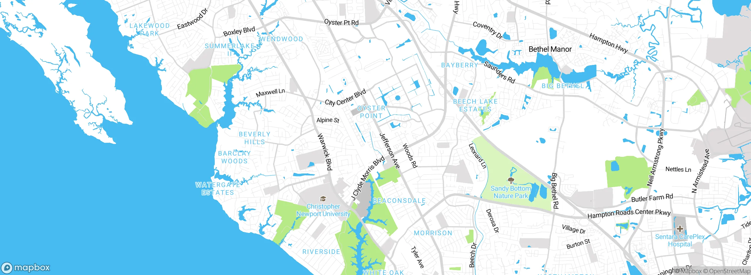 Map showing approximate location