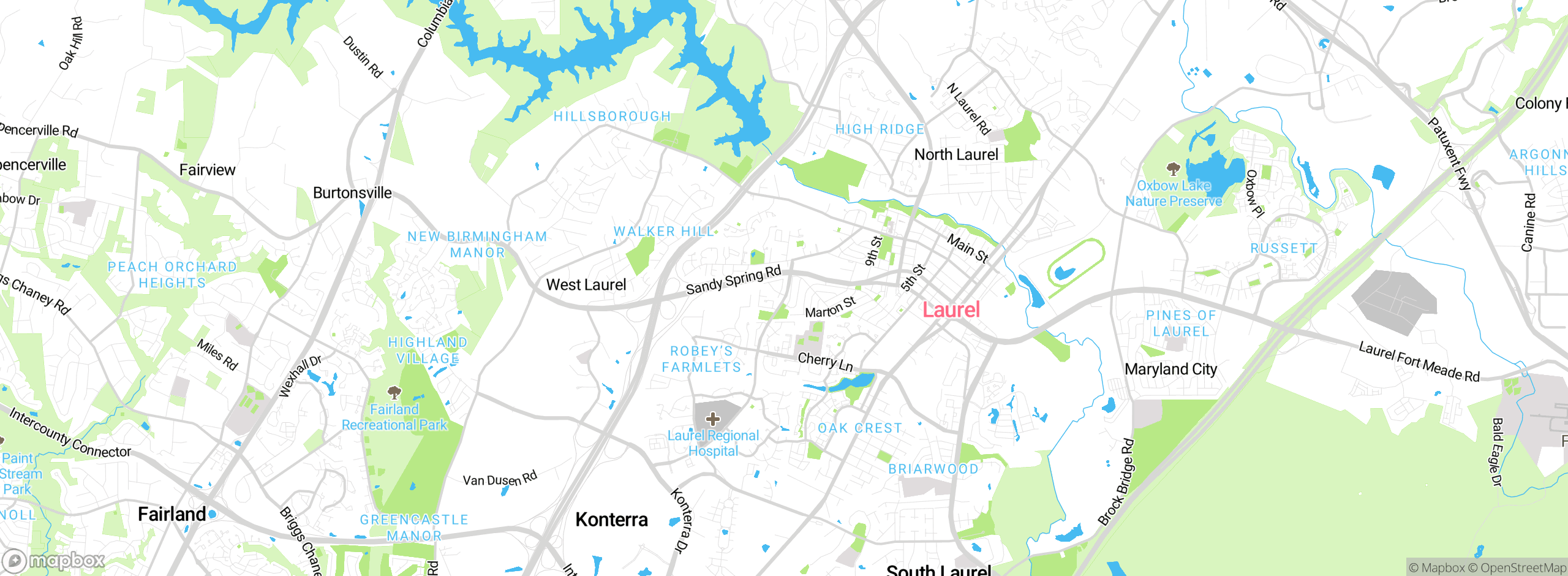 Map showing approximate location