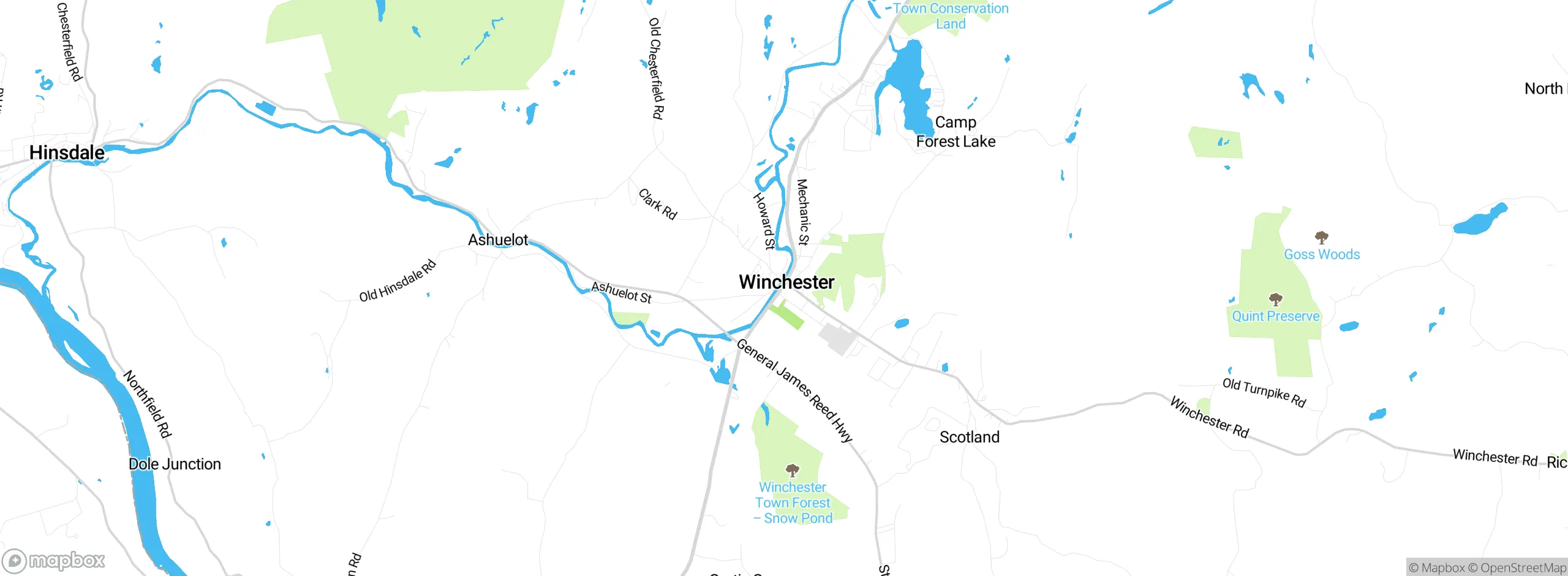 Map showing approximate location