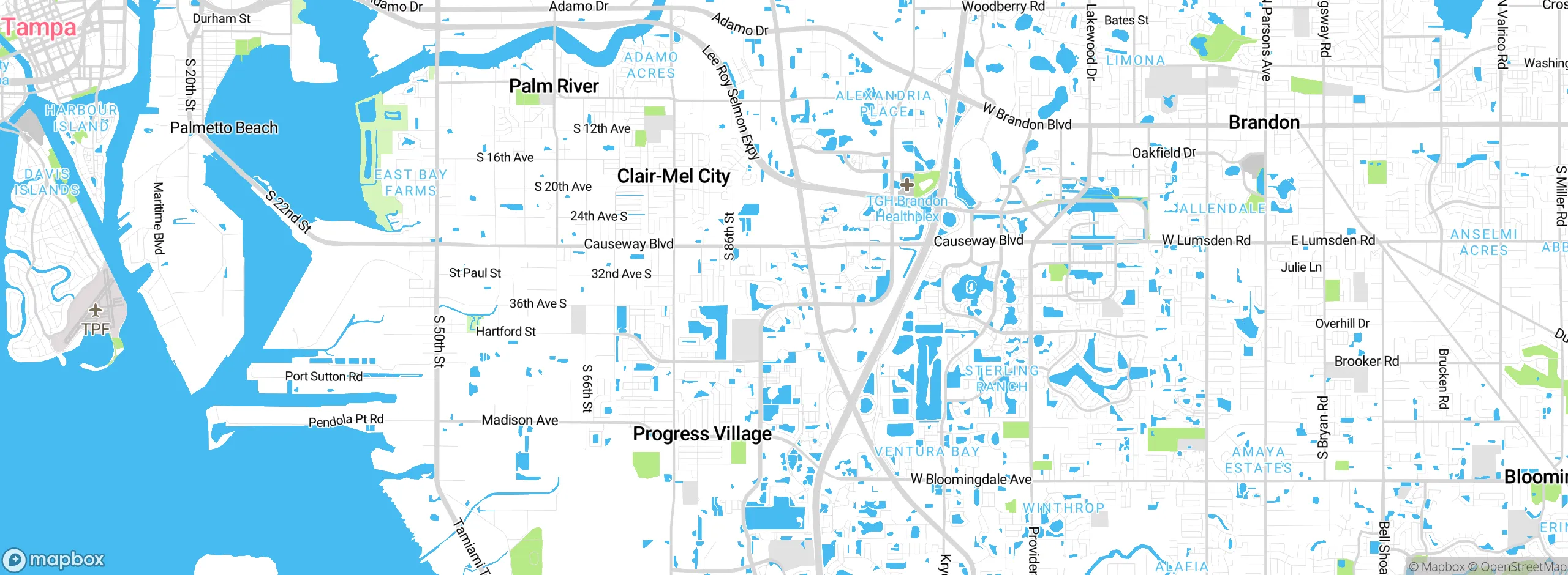Map showing approximate location