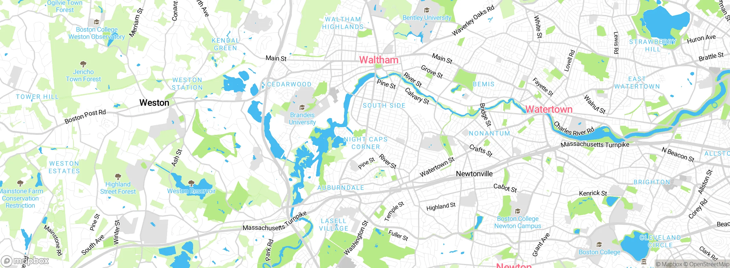 Map showing approximate location