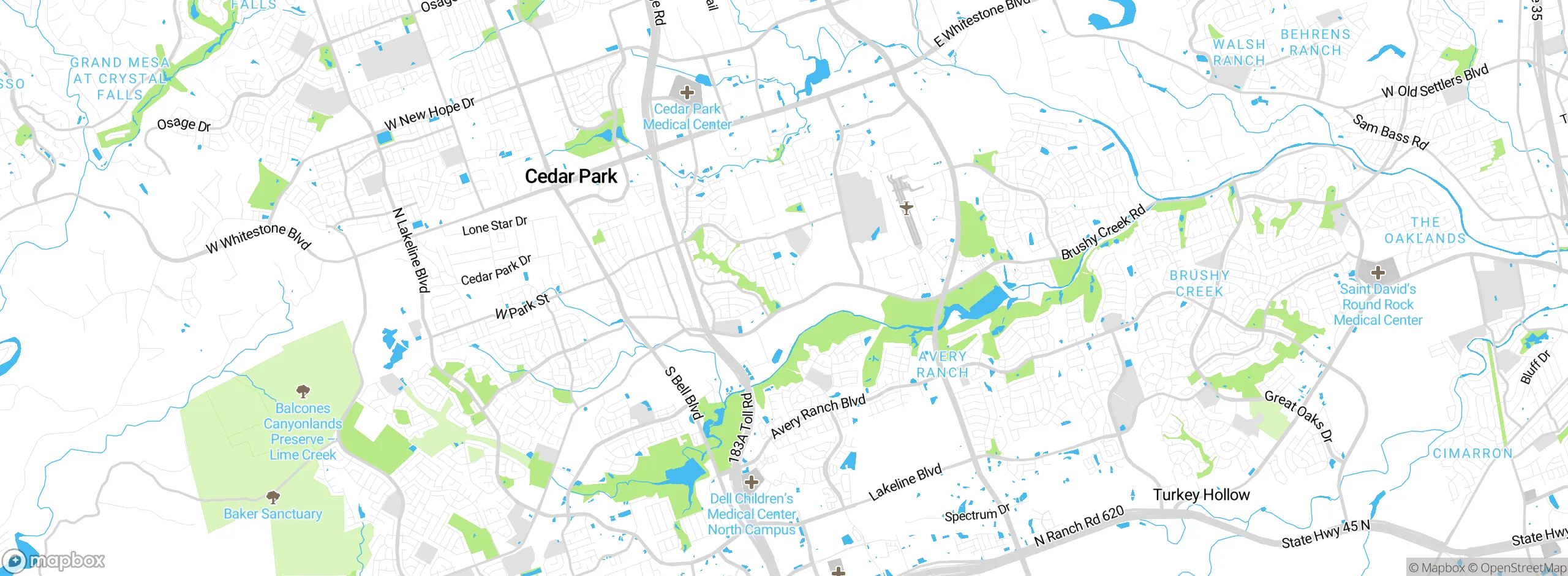 Map showing approximate location