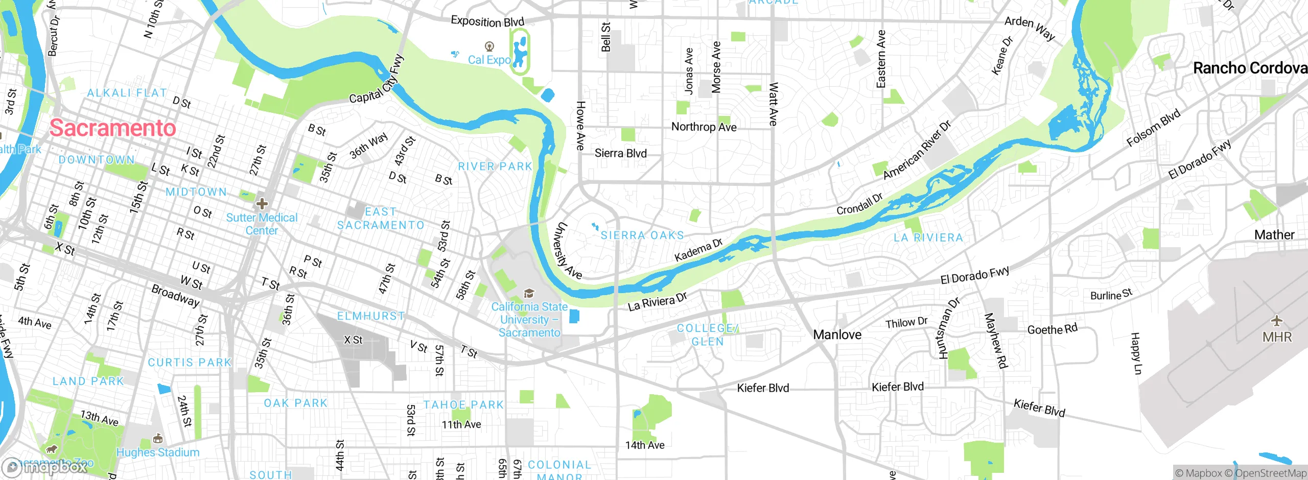 Map showing approximate location