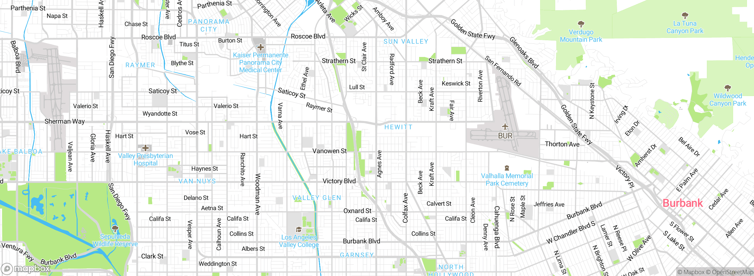 Map showing approximate location