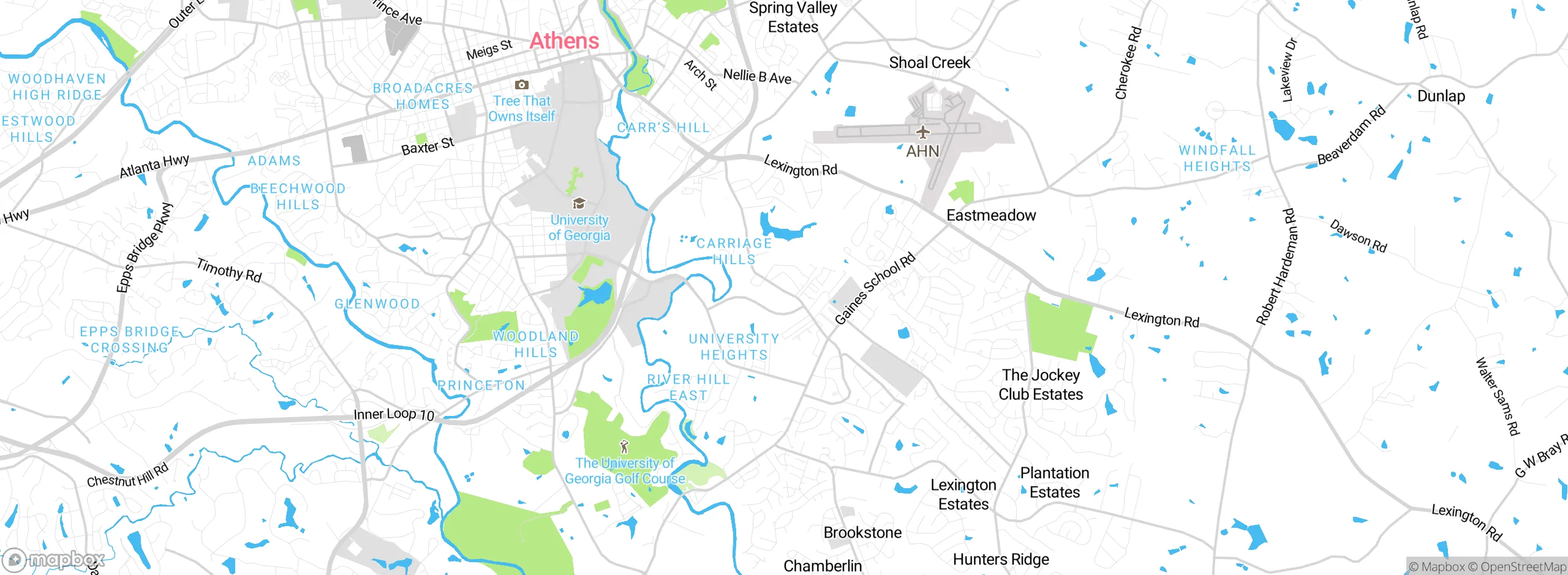 Map showing approximate location