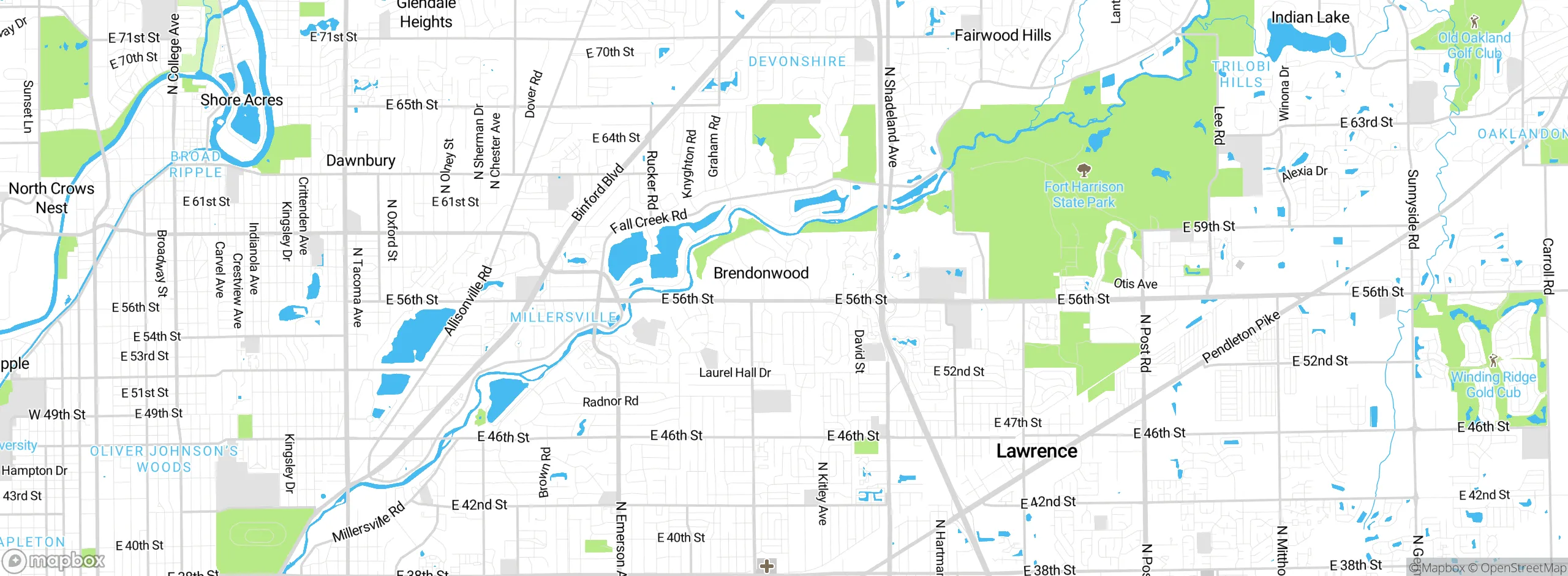 Map showing approximate location