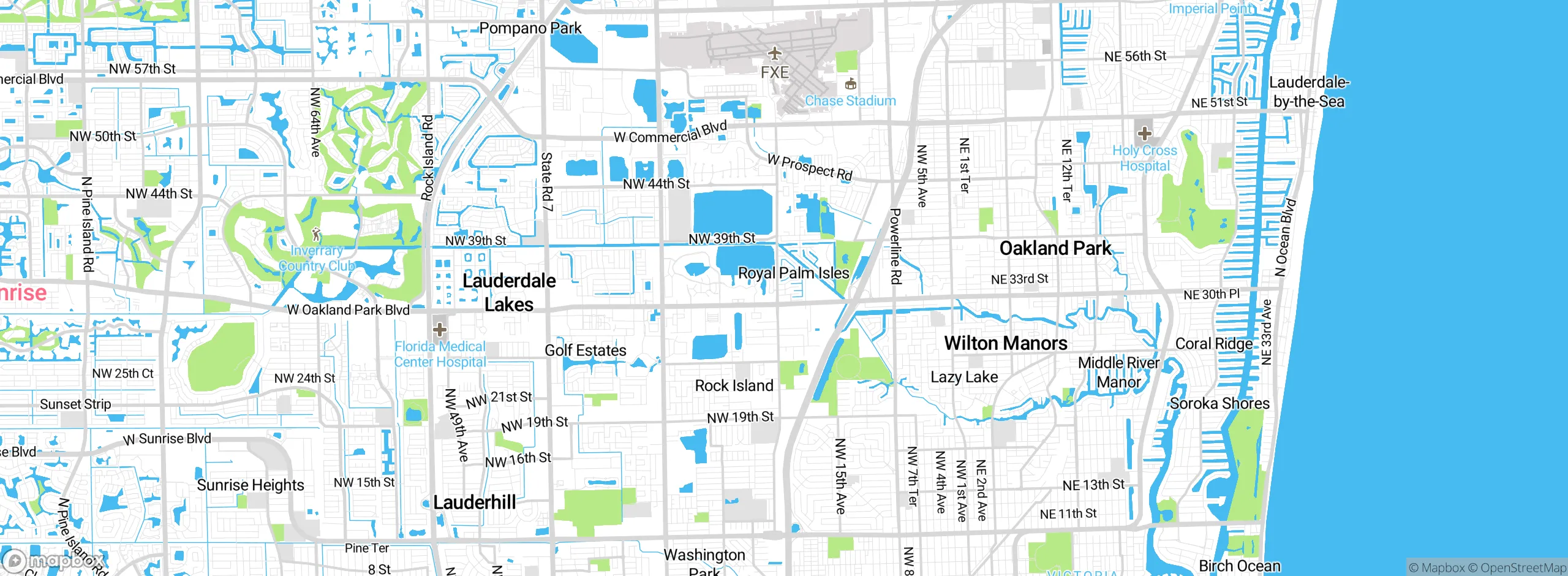 Map showing approximate location