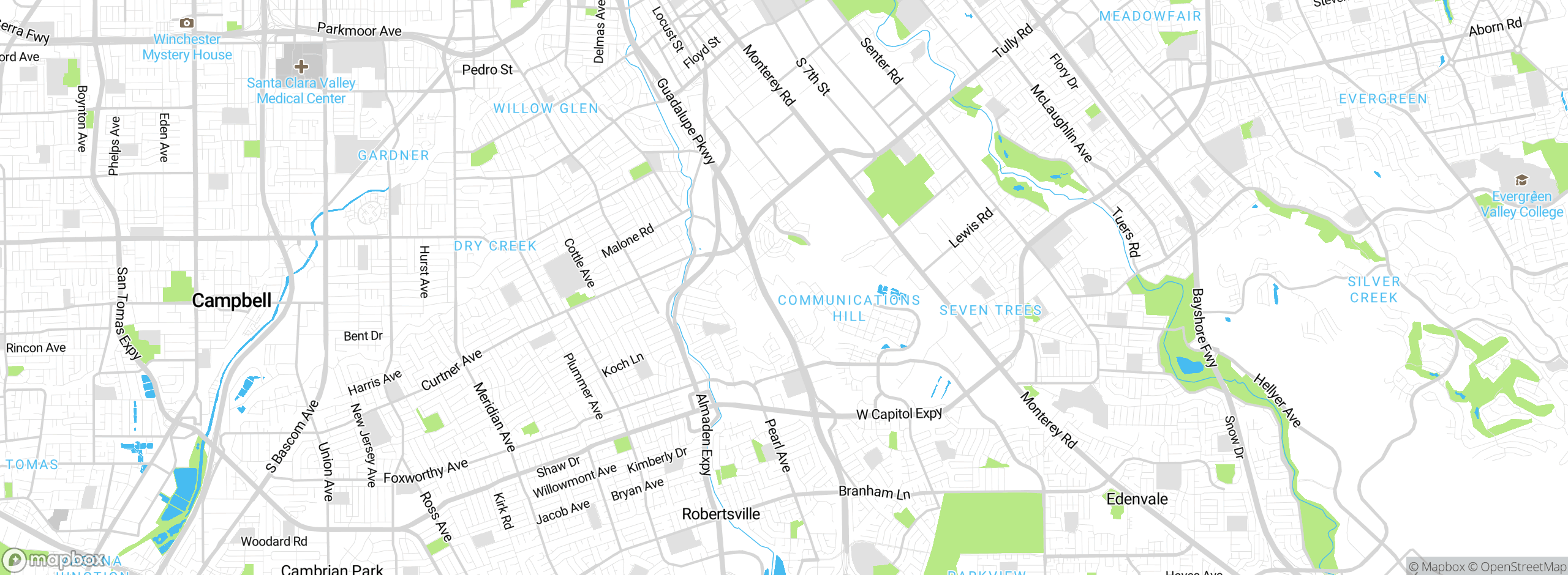 Map showing approximate location